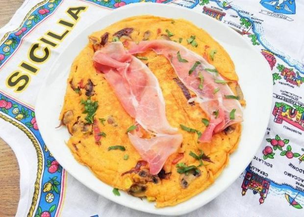 Przepis  włoski omlet pomidorowy przepis