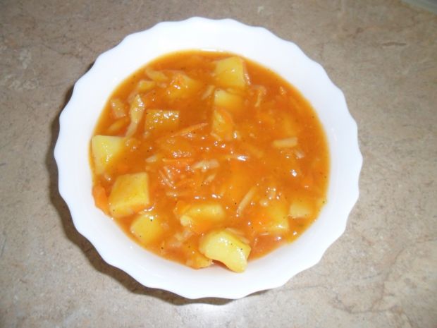 Przepis  zupa dyniowo  pomidorowa przepis