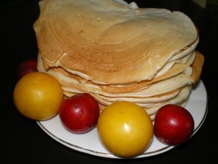Przepis  maślankowe pancakes z wanilią przepis