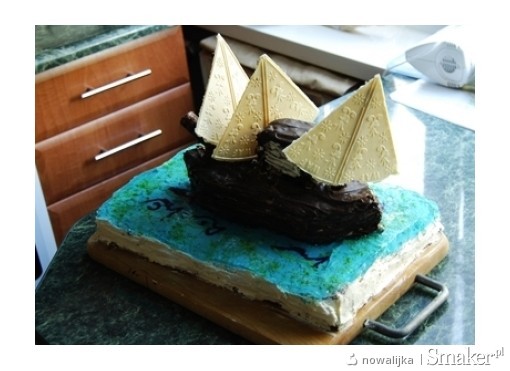 Pomysł na torta statek piracki