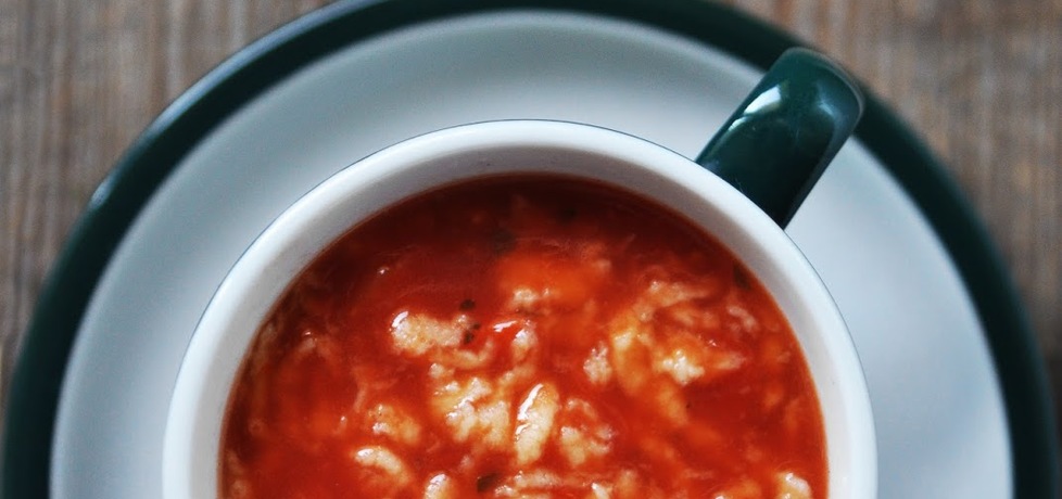 Zupa pomidorowa z lanymi kluskami (autor: kardamonovy ...