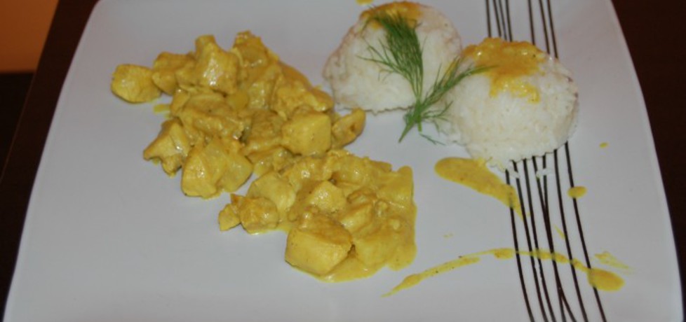 Kurczak w curry z ananasem (autor: adala82)