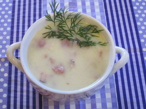 Przepis  ziemniaczano- serowa zupa krem przepis