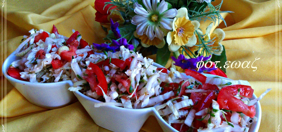 Pekinka z pomidorem i rzeżuchą (autor: zewa)