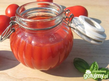 Przepis  przecier pomidorowy do słoików przepis