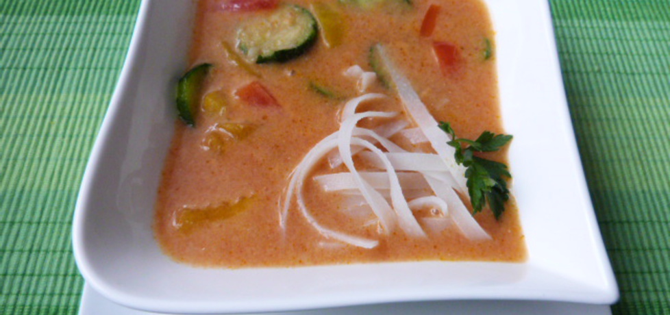 Zupa pomidorowa z ryżowym makaronem (autor: ikrakowianka ...