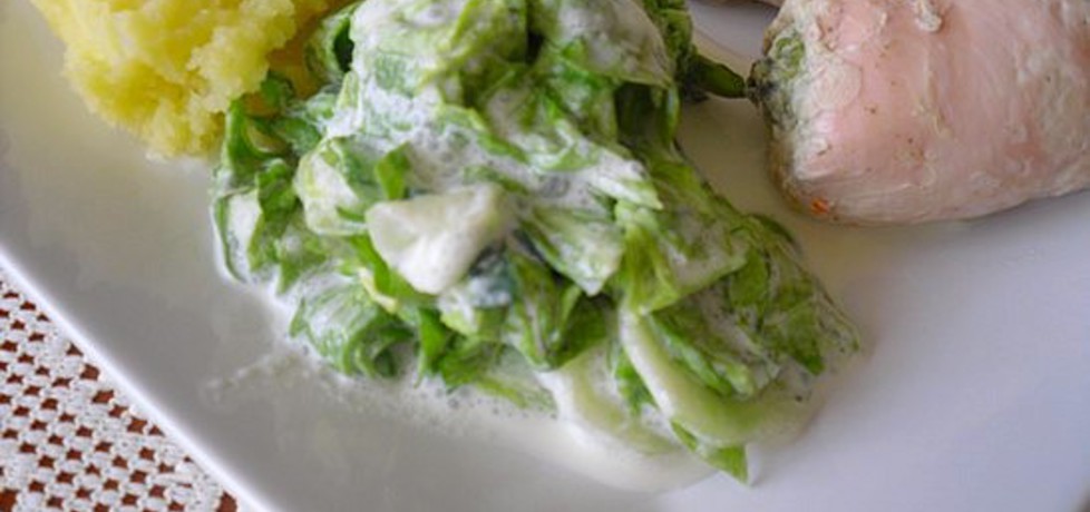 Zielona sałatka do obiadu (autor: mysiunia)