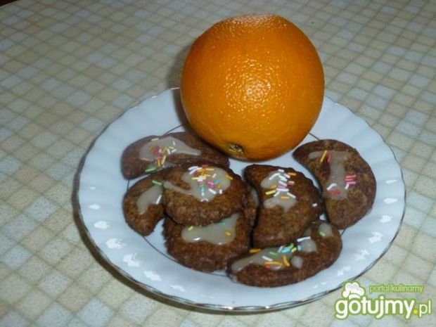 Przepis  ciasteczka pomarańczowo