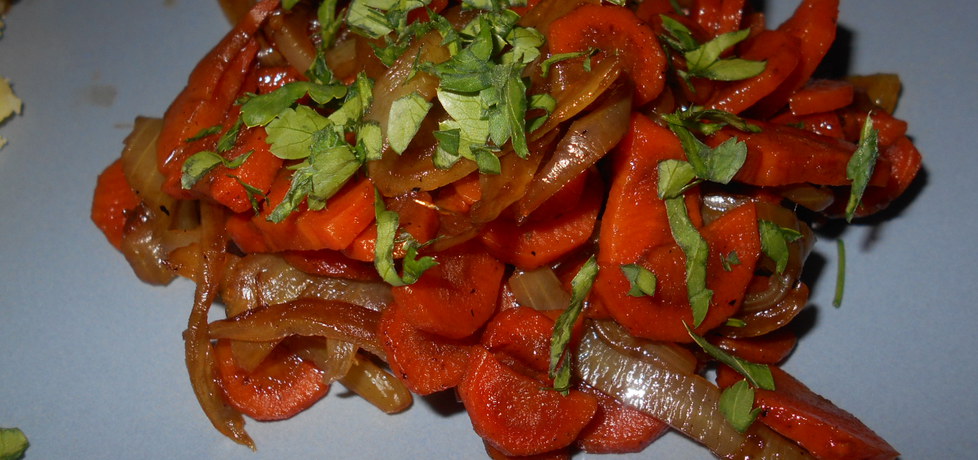 Karmelizowana marchewka z cebulą (autor: beatris ...