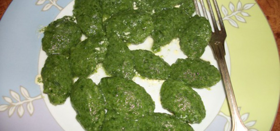 Szpinakowe, zielone kluski (autor: eli82)