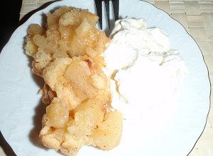 Apple crumble- typowo angielskie, w smaku anielskie!