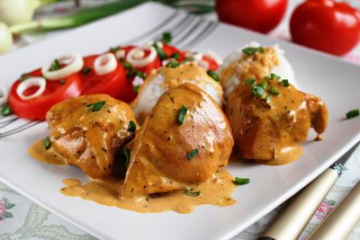 Kurczak w sosie prowansalskim