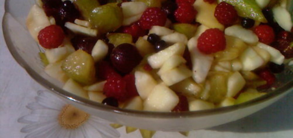Sałatka owocowa z malinami (autor: grazyna13)