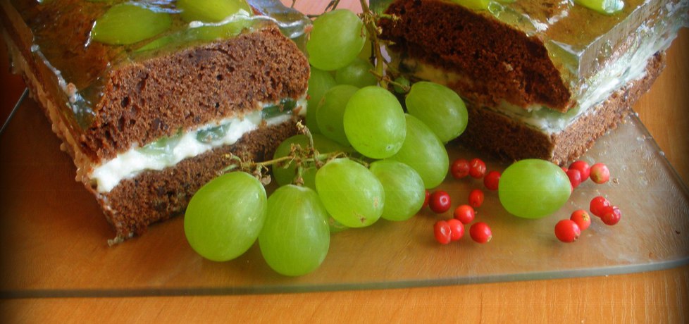 Ciasto czekoladowe z winogrona (autor: pyszota)
