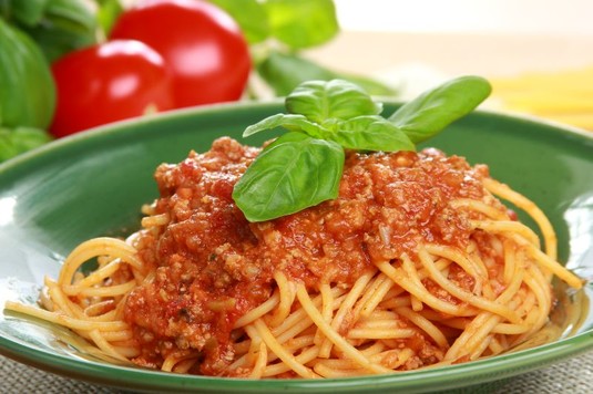 Spaghetti bolognese z warzywami