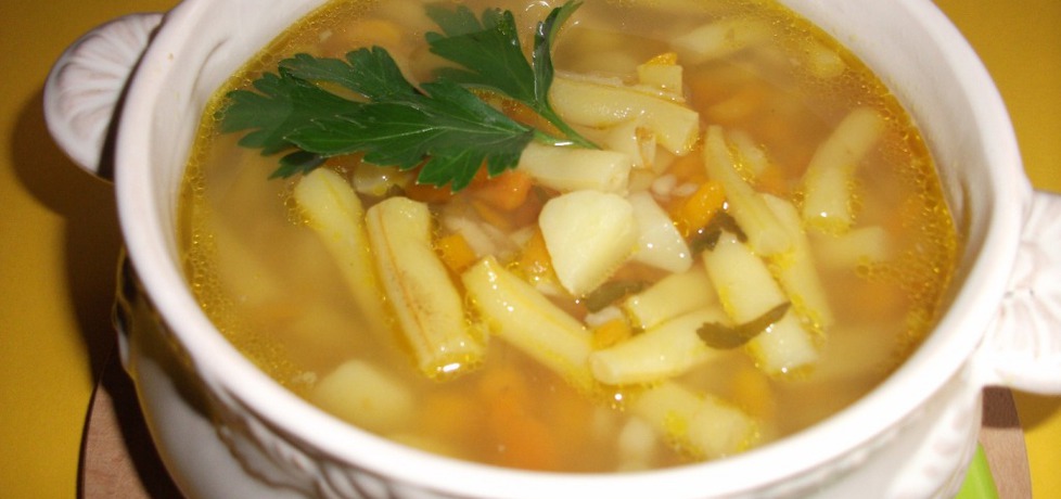 Zupa z fasolki na słodko kwaśno (autor: adelajda)