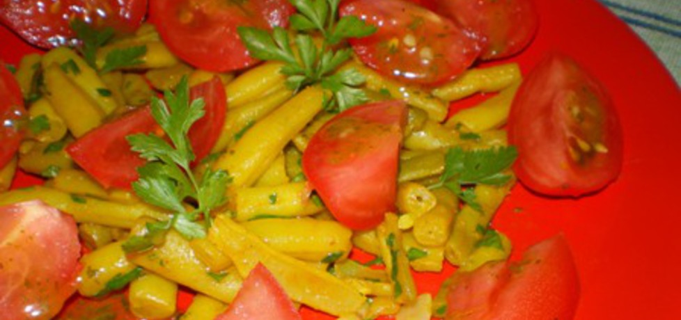 Sałatka z fasolki szparagowej i pomidorów (autor: ilka86 ...