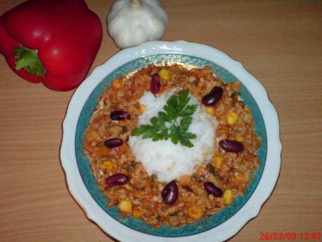 Przepis  ryż w sosie pomidorowym przepis
