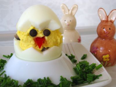 Kurczak z niespodzianką (faszerowane jajka)