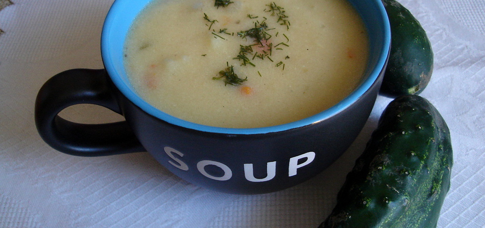 Zupa ze świeżych ogórków (autor: lidzia)