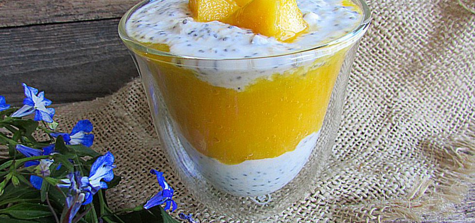 Mus z mango z jogurtem i nasionami (autor: anna133 ...