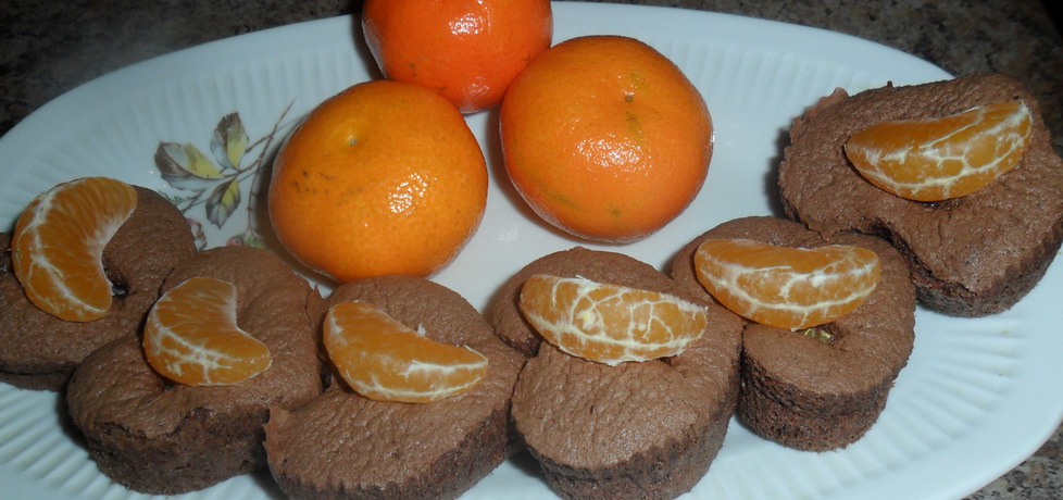 Mocno czekoladowe muffinki z mandarynkami (autor: maridka19 ...