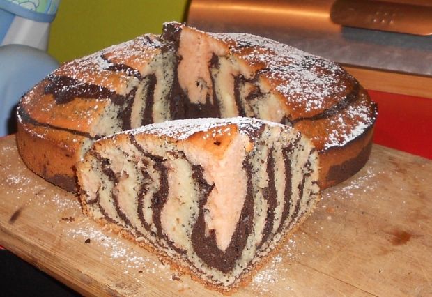 Przepis  ciasto tradycyjna zebra przepis