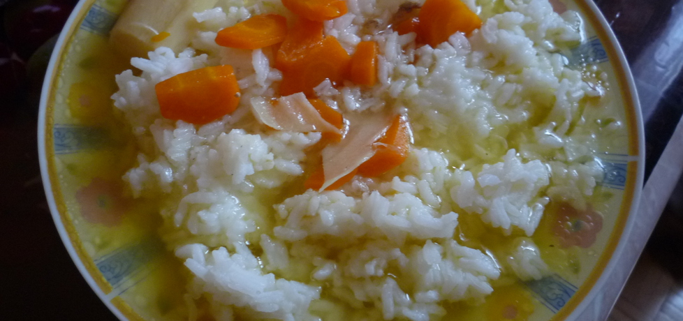 Zupa rosół z ryżem (autor: aga130982)