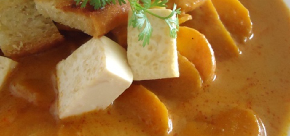 Pikantna zupa z mleczkiem kokosowym i tofu (autor: ilka86 ...