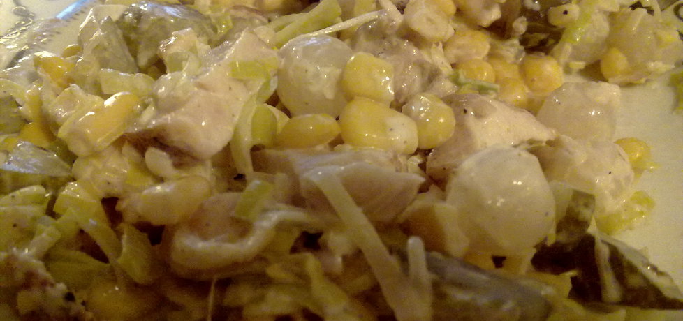 Salatka z cebulką marynowaną (autor: dzastmi)