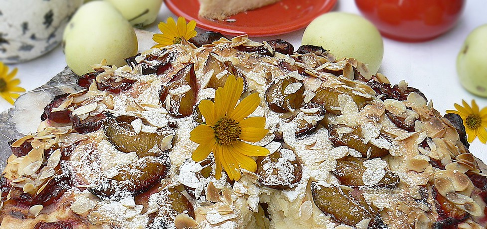 Ciasto zę śliwkami i jabłkami na oleju (autor: mysza75 ...