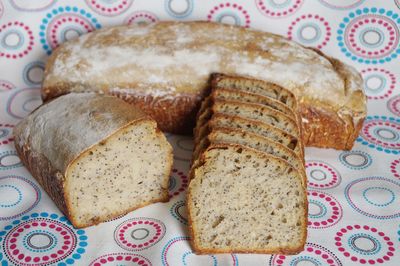 Chleb ziemniaczany z makiem na zakwasie