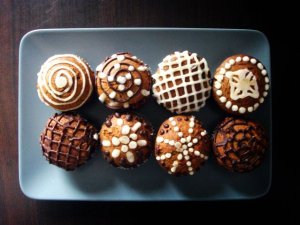 Piernikowe muffiny z niespodzianką