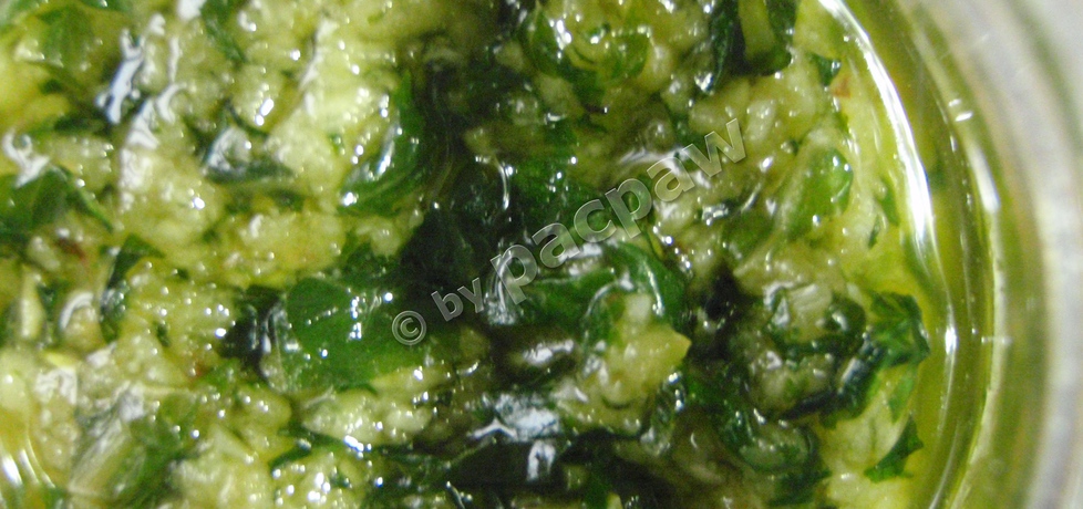 Pesto z olejem lnianym (autor: pacpaw)