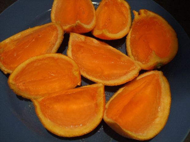 Przepis  galaretka w pomarańczach przepis