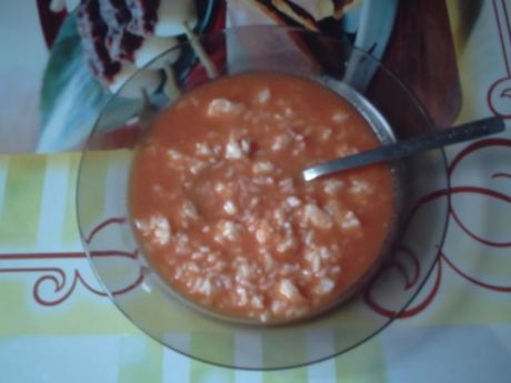 Szybka zupa pomidorowa  składniki