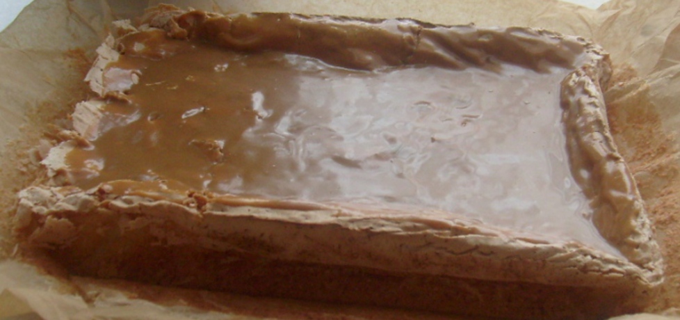 Beza kokosowa z polewą czekoladową (autor: arleta