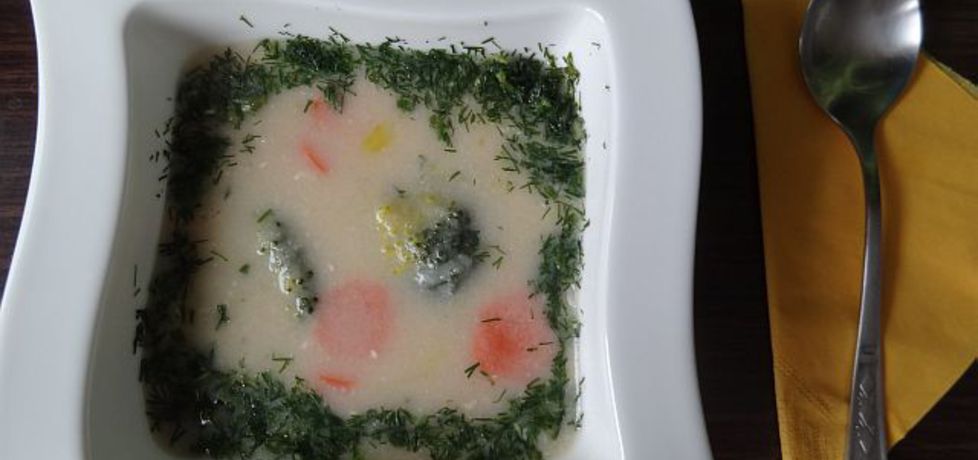 Zupa brokułowa z kaszą manną (autor: stokrotka)