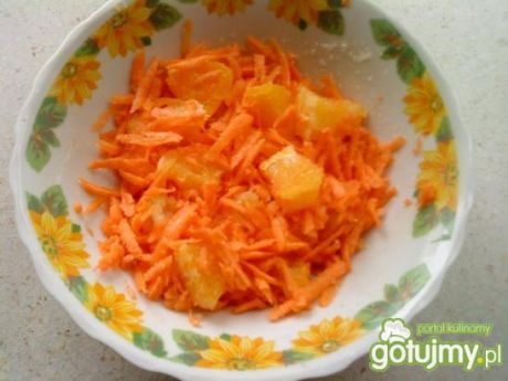 Przepis  marchew z pomarańczą do obiadu przepis