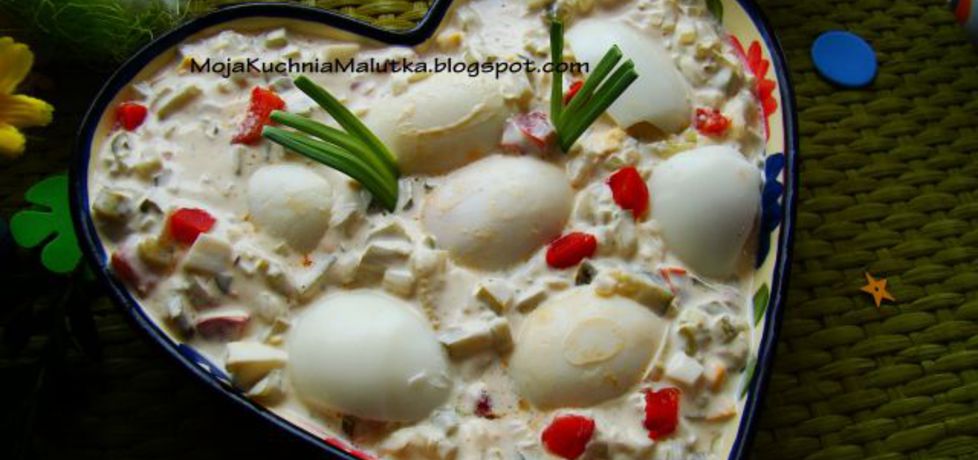Jajka w sosie chrzanowym z warzywami (autor: iwa643 ...