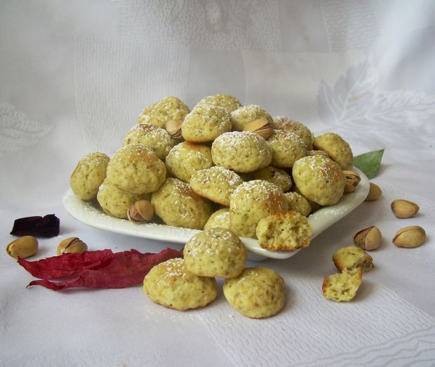 Przepis  ciasteczka di z mielonymi pistacjami przepis
