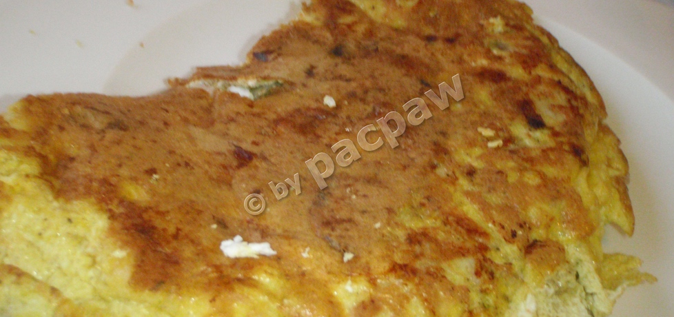 Gruby omlet z łososiową, suchą oraz kaparami (autor: pacpaw ...
