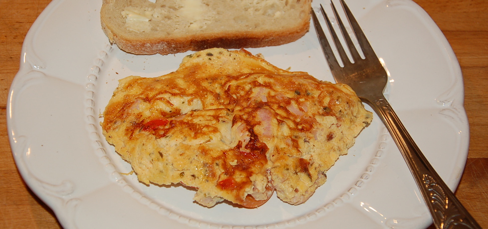 Omlet z szynką i papryką (autor: renata22)