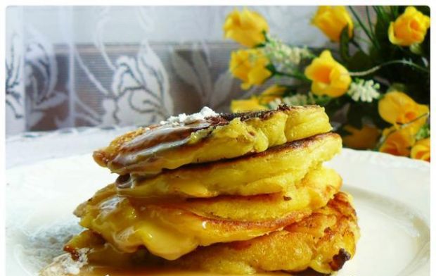 Przepis  ananasowe pancakes przepis