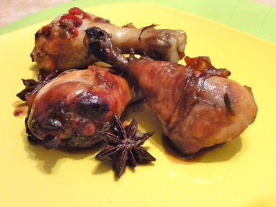 Kurczak w sosie anyżowym