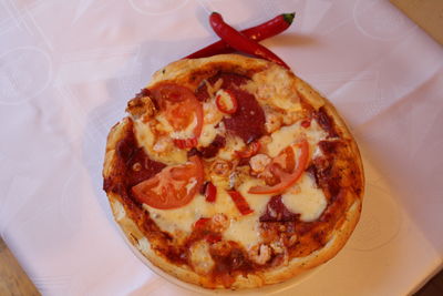 Pizza salami na ostro