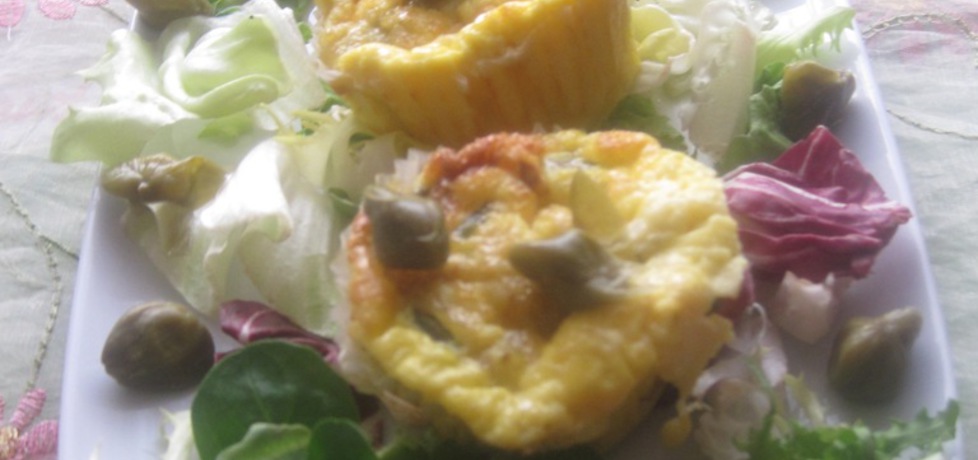Mini frittata z kaparami i serem (autor: jolantaps)