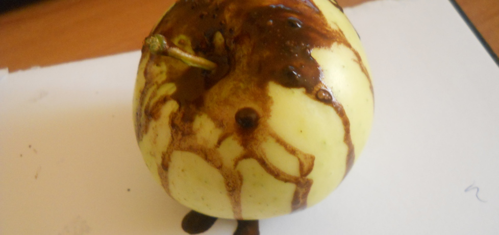 Jablka gotowane polane czekoladą (autor: ewelinapac ...