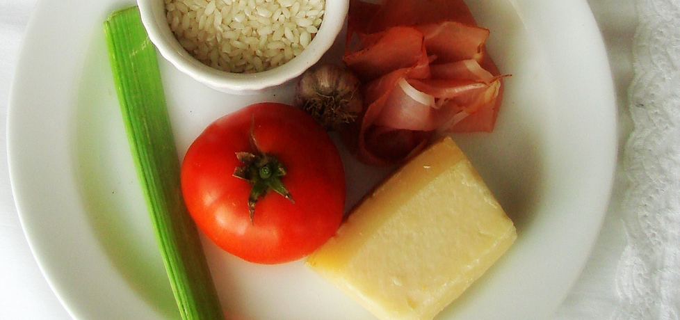 Risotto z pomidorami i szynką parmeńską (autor: silver