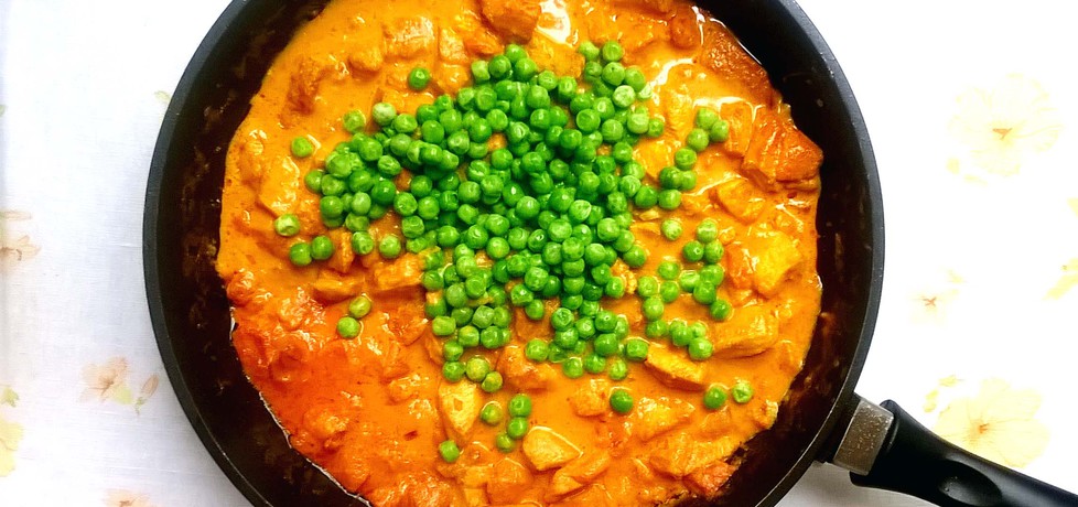 Pikantne curry z kurczakiem i groszkiem (autor: brioszka ...